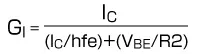 GI: Digital transistor DC current gain 